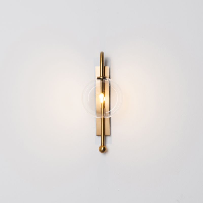 Schwung Naples Transparent Globe Wall Light